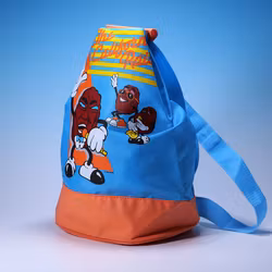 Slingväska California Raisins - Ettikettformad Skönhet - CALRAB 1988 - Rare Find!