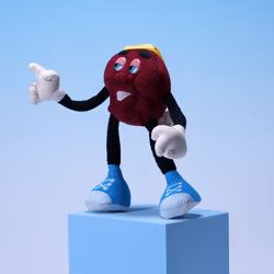 California Raisins Hardees - Wave 3 Justin X. Grape - CALRAB 1988 - Rare Find!