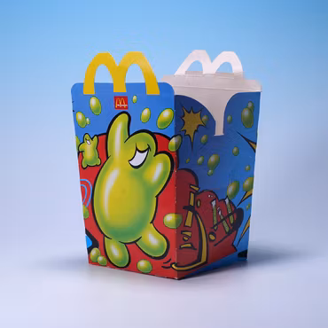 Happy Meal-box Flubber - Svensk - McDonald's 1997