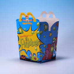 Happy Meal-box Flubber - Svensk - McDonald's 1997