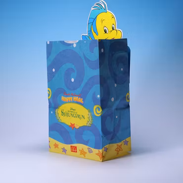 Happy Meal-påse Den Lilla Sjöjungfrun - Blunder - Svensk - McDonald's 1996