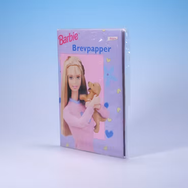 Brevpapper Barbie Med Hund - Kärnan 90-tal - MISB