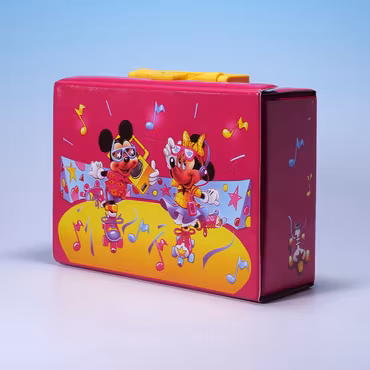Kassettbärväska Disney - Musse & Mimmi I Discorinken - Forty Four 1992 - Komplett!