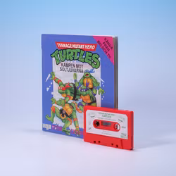 Kassettband Musiksaga - Teenage Mutant Hero Turtles: Kampen Mot Soltjuvarna - 1991 - Titta, Lyssna, Läs