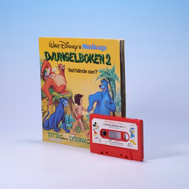 Kassettband Musiksaga - Djungelboken 2: Vad Hände Sen? - 1987 - Titta, Lyssna, Läs