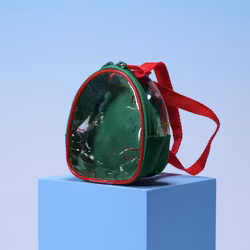 Miniväska Nyckelring Tamagotchi Backpack - Sliten Men Fin - Y2K