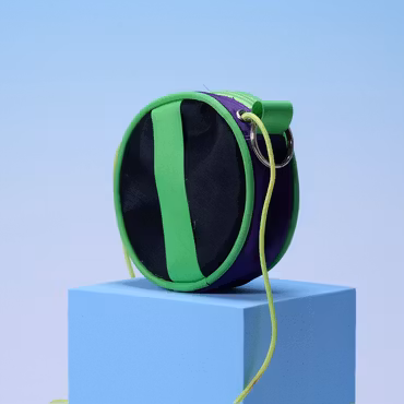 Miniväska Nyckelring Med Snöre & Bälteshållare Teenage Mutant Hero Turtles Raphael - Plus Licens AB - 1991