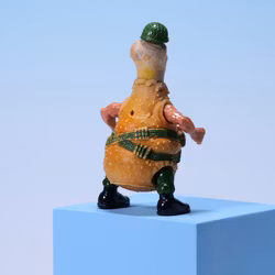 Food Fighters Lieutenant Legg - Kitchen Commandos - Mattel 1988 - Rare Find!