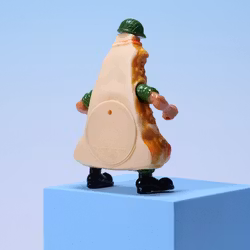 Food Fighters Private Pizza - Kitchen Commandos - Mattel 1988 - Rare Find!
