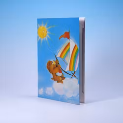 Brevpapper Care Bears - Ömhetsnalle Vindsurfar - Esselte 80-tal