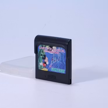 Castle of Illusion Starring Mickey Mouse - Med Plasthållare - Sega Game Gear - 1990