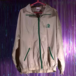 Windbreaker - SVT Kanal 2 - Intern Julklapp 1990 - Mitt i Prick Lidingö - L - Rare Find!