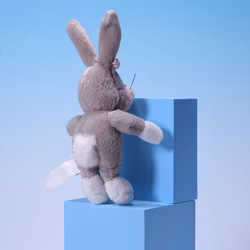 Nyckelring Mjukis - Kaninen Från När Karusellerna Sover - Soft Toys SVT Liseberg 1998