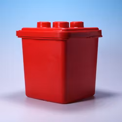 1613 Basic Set in Bucket - Enbart Burk - LEGO 1987