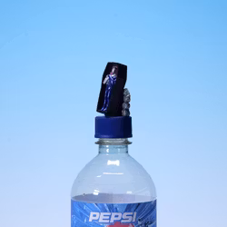 Pepsiman Bottle Cap - Movie Monsters - Pepsiman in Coffin - Pepsi 1999