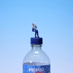 Pepsiman Bottle Cap - Sports - Pepsiman Stretching - Pepsi 1999