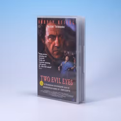 Two Evil Eyes VHS - Scanbox 1990 - EX RENTAL