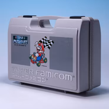 Carry Case Super Famicom スーパーファミコン Super Mario Kart - Nintendo 1992 - Rare Find!