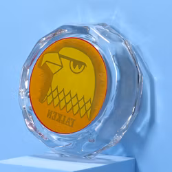 Askkopp Glas Falken - Otroligt Fint Skick - 70-tal