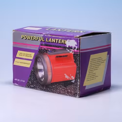 Stor Ficklampa Powerful Lantern - Känd från TV - 80-tal - Med Box