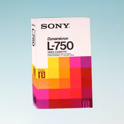 Klistermärke Sony Betamax - Dynamicron L-750 - 80-tal