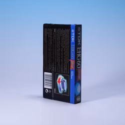 TDK E-HG 60 VHS BLANK - Ideal For Camcopy - Y2K