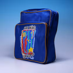 Ryggsäck Naturskyddsföreningen "Start Saving Our World" - Blå & Ball - 90-tal