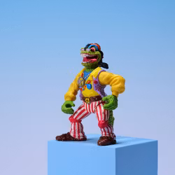 Teenage Mutant Ninja Turtles Rock 'N Roll Mondo Gecko - Playmates Toys 1992 - Rare Find!