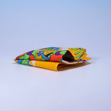 Scarf / Duk - Teenage Mutant Ninja Turtles - Let's Haul Shell - 55x55cm - 1990 - Rare Find!