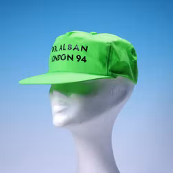 Keps Dr. Alban London 94 Neongrön - Minns inte - 1994 - Rare Find!