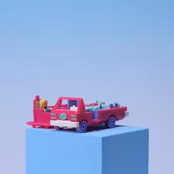 Polly Pocket Polly's Camper - Mattel/Blue Bird 1994