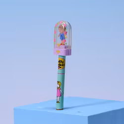 Polly Pocket Pencil Top Light Lavender Little Lulu - Mattel/Blue Bird 1990 - Komplett