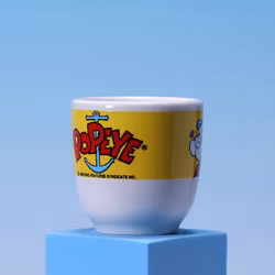 Äggkopp Popeye - Karl-Alfred & Olivia - King Features Syndicates 1989