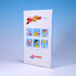 Pappdekoration DuckTales - Knatte, Fnatte & Tjatte Hoppar Fallskärm - Scan Party 1990 - MISB