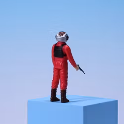 Star Wars Vintage B-Wing Pilot - Kenner 1984 - KOMPLETT