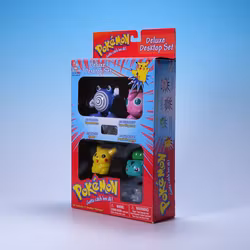 Pokémon Deluxe Desktop Set - Toy Island 1999 - MIB - Rare Find!