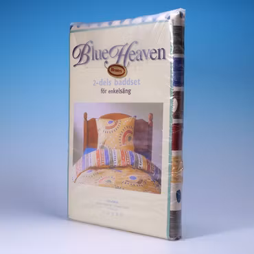 Bäddset Blue Heaven - Örngott & Påslakan - Mormorcore - Hemtex 90-tal - Oöppnad