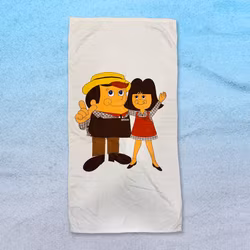 Badlakan Icander & Monica - Nyproducerad Retro Beach Towel