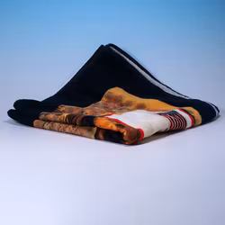 Badlakan Topless American Lady - Vintage Beach Towel 90-tal