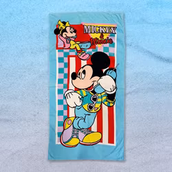 Badlakan Mickey & Minnie - Vintage Beach Towel 90-tal