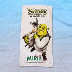 Badlakan Shrek Nu och för Alltid Milda - Smörig Beach Toweil 2010