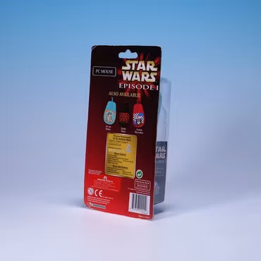 PS/2-Mus Star Wars Episode 1 Jar Jar Binks - World Wide Licenses Ltd 1999 - MOC