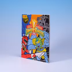 Skrivbok Mighty Morphin' Power Rangers - Copywrite 1994 - Rare Find!