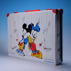Stor Vinylväska Disney Musse & Mimmi Pigg - Salvekvick & Cederroths 80-tal