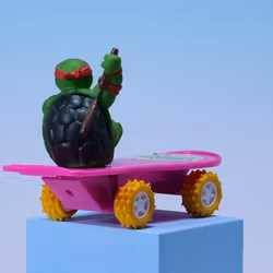Turbo Skateboard Michaelangelo - Teenage Mutant Ninja Turtles Knock Off - 1988