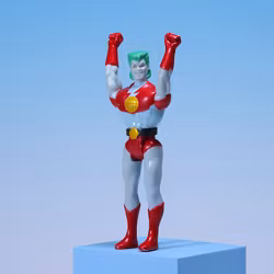 Captain Planet and the Planeteers Captain Planet (Flying) - Tyco 1991 - KOMPLETT