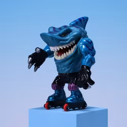 Street Sharks Metallic Blades - Mattel 1995 - KOMPLETT