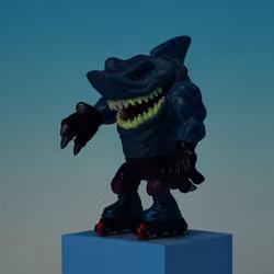 Street Sharks Metallic Blades - Mattel 1995 - KOMPLETT