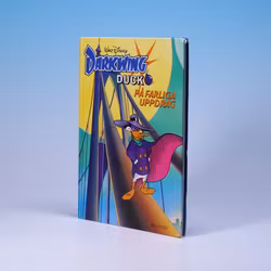 Darkwing Duck på Farliga Uppdrag - Gunilla Wall - Richters - Hardcover 1995 - Rare Find!