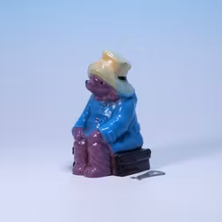 Sparbössa Paddington - Sparbanken - Failmfair 1979 - Komplett med Nyckel